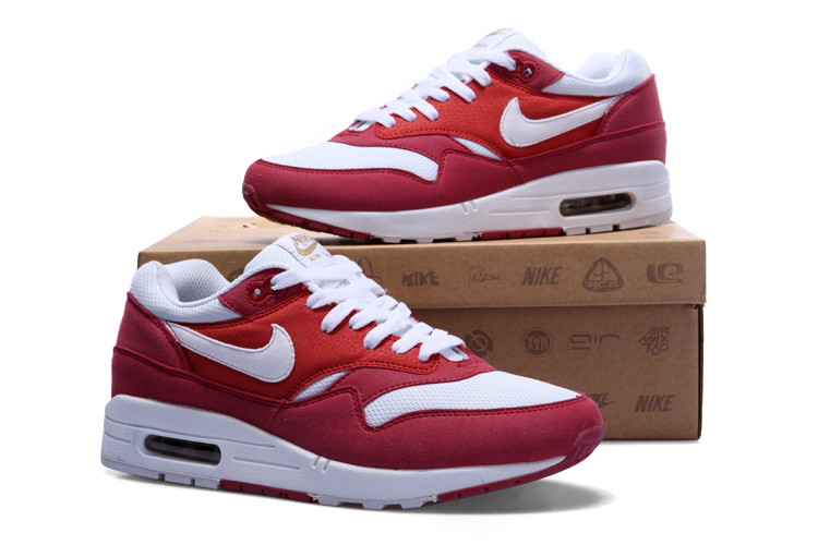 New Men\'S Nike Air Max White /Red